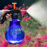 Max Plastic Transparency Watering Can Spray Bottle Flower Watering Pot Blue