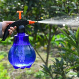 Max Plastic Transparency Watering Can Spray Bottle Flower Watering Pot Blue