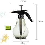 Max Plastic Transparency Watering Can Spray Bottle Flower Watering Pot Grey