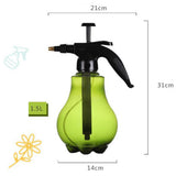 Max Plastic Transparency Watering Can Spray Bottle Flower Watering Pot Green