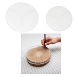 Maxbell Clear Round Center Finder Compass for Wood Turners Lathe Work  20cm(8inch)