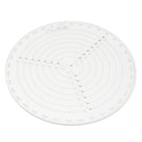 Maxbell Clear Round Center Finder Compass for Wood Turners Lathe Work  20cm(8inch)