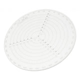 Maxbell Clear Round Center Finder Compass for Wood Turners Lathe Work  20cm(8inch)