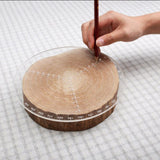 Maxbell Clear Round Center Finder Compass for Wood Turners Lathe Work  30cm(12inch)