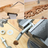 Maxbell Multifunction Coping Saw Woodworker Fret Saw & Blades S Coping Saw