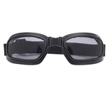 Max Motorcycle Riding Glasses Padding Goggles UV Protection Gray Mirror