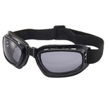 Max Motorcycle Riding Glasses Padding Goggles UV Protection Gray Mirror