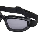 Max Motorcycle Riding Glasses Padding Goggles UV Protection Gray Mirror