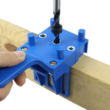 Max Quick Doweling Jig Pocket Hole Jig Locator Blue