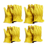 Max Heavy Duty Industrial Safety Gloves Construction Leather Work Gloves S