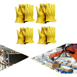 Max Heavy Duty Industrial Safety Gloves Construction Leather Work Gloves S