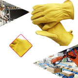 Max Heavy Duty Industrial Safety Gloves Construction Leather Work Gloves S