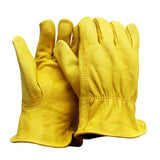 Max Heavy Duty Industrial Safety Gloves Construction Leather Work Gloves L