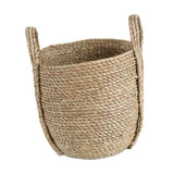 Max Natural Straw Woven Flower Pot Basket Green Plant Holder Cloth Hamper S
