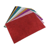 Maxbell 10pcs EVA Foam Sheets Adhesive Glitter Foam Paper Craft Foam Sheets Colorful