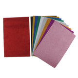 Maxbell 10pcs EVA Foam Sheets Adhesive Glitter Foam Paper Craft Foam Sheets Colorful