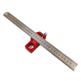 Max Angle Square Ruler Woodworking Scriber Ruler Carpentry Measuring Tools 300mm