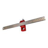 Max Angle Square Ruler Woodworking Scriber Ruler Carpentry Measuring Tools 300mm