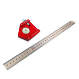 Max Angle Square Ruler Woodworking Scriber Ruler Carpentry Measuring Tools