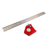 Max Angle Square Ruler Woodworking Scriber Ruler Carpentry Measuring Tools