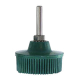 Max Drill Bristle Brush Disc Rubber Polishing Deburring Brush Wheels 2in Green