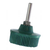 Max Drill Bristle Brush Disc Rubber Polishing Deburring Brush Wheels 2in Green