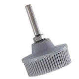 Max Drill Bristle Brush Disc Rubber Polishing Deburring Brush Wheels 2in White