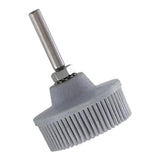Max Drill Bristle Brush Disc Rubber Polishing Deburring Brush Wheels 2in White