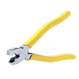 Max 8'' V-shaped Crimping Pliers 90 Degree Folding Edge Pliers Woodworking DIY