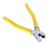 Max 8'' V-shaped Crimping Pliers 90 Degree Folding Edge Pliers Woodworking DIY