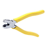 Max 8'' V-shaped Crimping Pliers 90 Degree Folding Edge Pliers Woodworking DIY