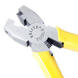 Max 8'' V-shaped Crimping Pliers 90 Degree Folding Edge Pliers Woodworking DIY