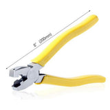 Max 8'' V-shaped Crimping Pliers 90 Degree Folding Edge Pliers Woodworking DIY