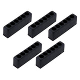 Max 5pcs Screwdriver Bit Holder Block Socket for 6-Angle Plastic  6-Hole Black