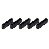 Max 5pcs Screwdriver Bit Holder Block Socket for 6-Angle Plastic  6-Hole Black