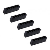 Max 5pcs Screwdriver Bit Holder Block Socket for 6-Angle Plastic  6-Hole Black