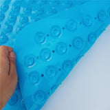 Max 24''Strong Suction Non Slip Foot PVC Massage Rubber Bathroom Bath Shower Mat