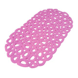 Max 26'' Bath Antislip Shower Mat PVC Toilet Bath Mat Shower Bath Mat Pink