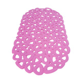 Max 26'' Bath Antislip Shower Mat PVC Toilet Bath Mat Shower Bath Mat Pink