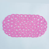 Max 26'' Bath Antislip Shower Mat PVC Toilet Bath Mat Shower Bath Mat Pink