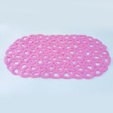 Max 26'' Bath Antislip Shower Mat PVC Toilet Bath Mat Shower Bath Mat Pink