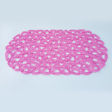 Max 26'' Bath Antislip Shower Mat PVC Toilet Bath Mat Shower Bath Mat Pink