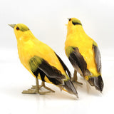 Max Artificial Birds Realistic Oriole Model Christmas Toys Home Garden Decor