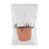 Max 7''Self Watering Planter with Water Level Gauge Decorative Flower Pot Orange