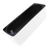 Max Plastic Rectangular Self Watering Flowerpot with Water Level Gauge White