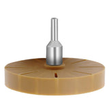 Max 87mm Pneumatic Rubber Eraser Wheel with Drill Adapter Double Sided Adhesive