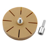 Max 87mm Pneumatic Rubber Eraser Wheel with Drill Adapter Double Sided Adhesive