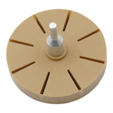 Max 87mm Pneumatic Rubber Eraser Wheel with Drill Adapter Double Sided Adhesive