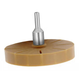 Max 87mm Pneumatic Rubber Eraser Wheel with Drill Adapter Double Sided Adhesive