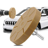 Max 87mm Pneumatic Rubber Eraser Wheel with Drill Adapter Double Sided Adhesive